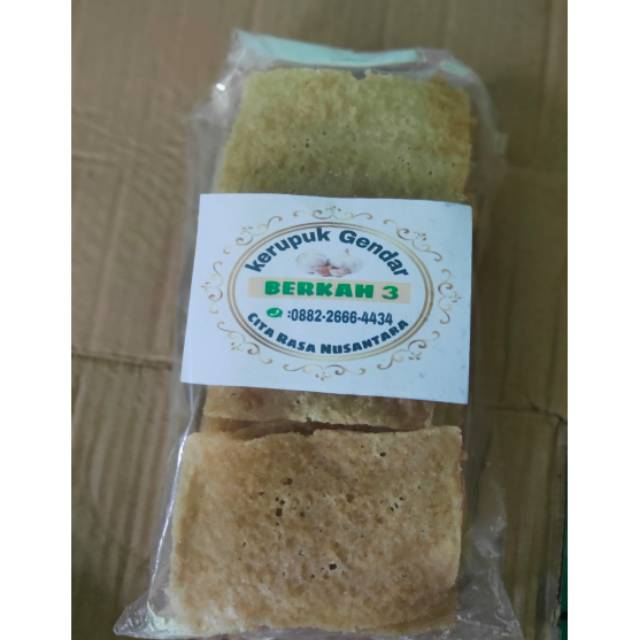 

Kerupuk Gendar 15 keping 150gr