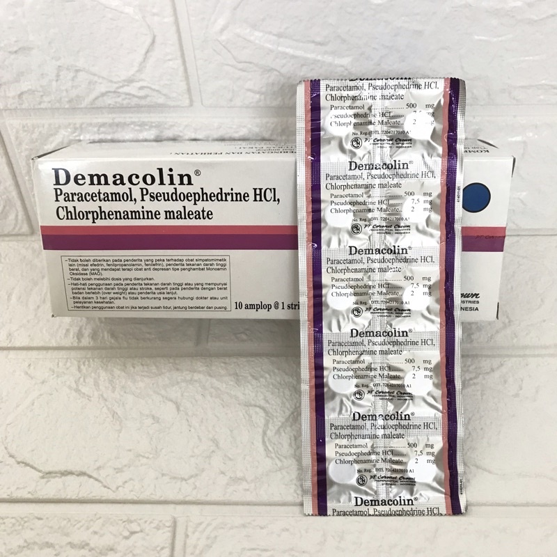 Ddemacolin Tablet Obat Flu