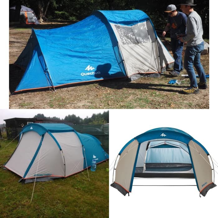 Promo Quechua Tenda Camping 4 orang Tenda Family Tent 3.9m2