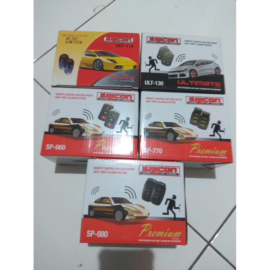 ALARM MOBIL SILICON ULT-110 / ULT-150 / SP-660 / SP-770 / SP-880