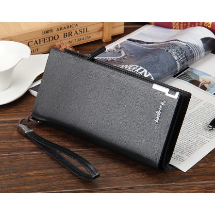 DOMPET Import  Panjang Pria dan wanita ( UNISEX ) Dompet kulit Baellery SW-002 ASLI