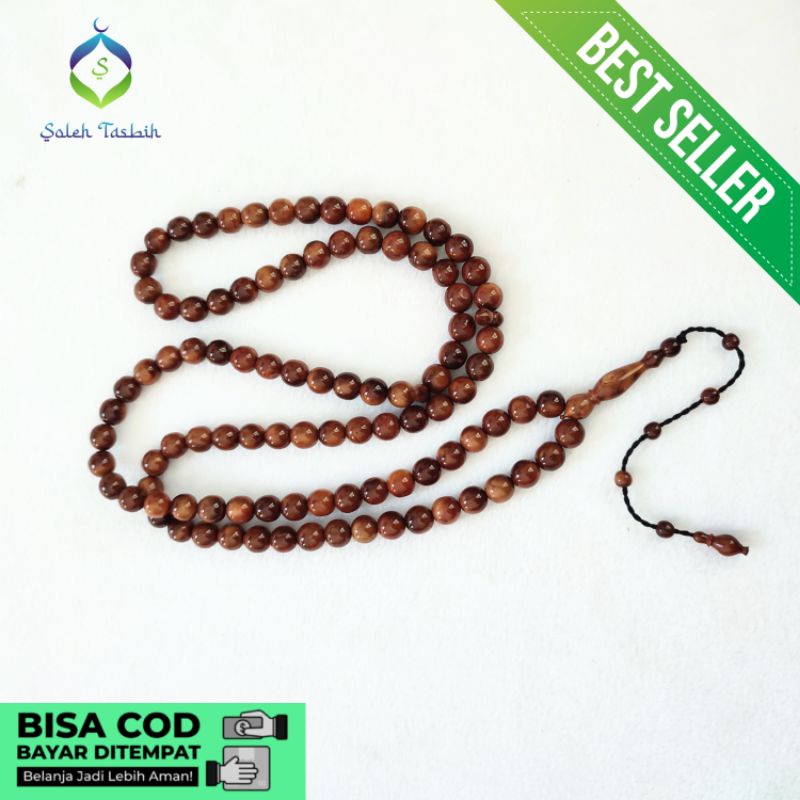 Tasbih Kokka/Kaukah, Size 6mm, 8mm, 10mm_Tasbih 99 Butir