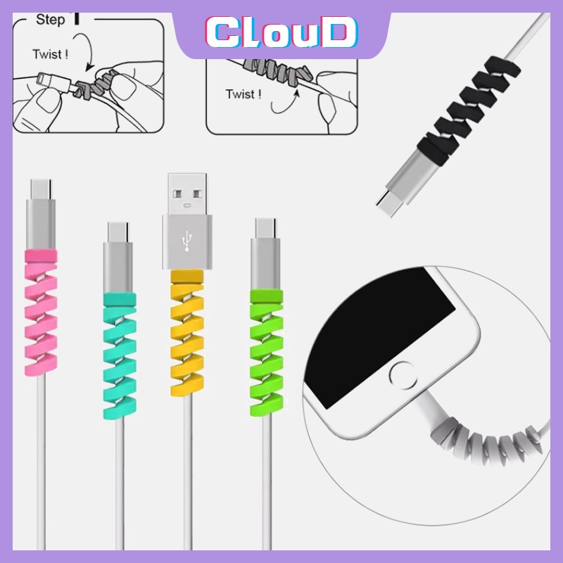 Klip Pelindung Kabel Charger USB