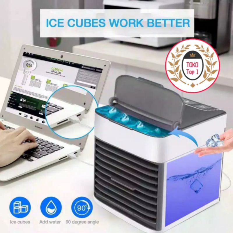 TOKO_TOP1 AC Mini AC Portable USB ORIGINAL import Arctic Air Ultra 2X Cooling Power Air Cooler AC Portabel