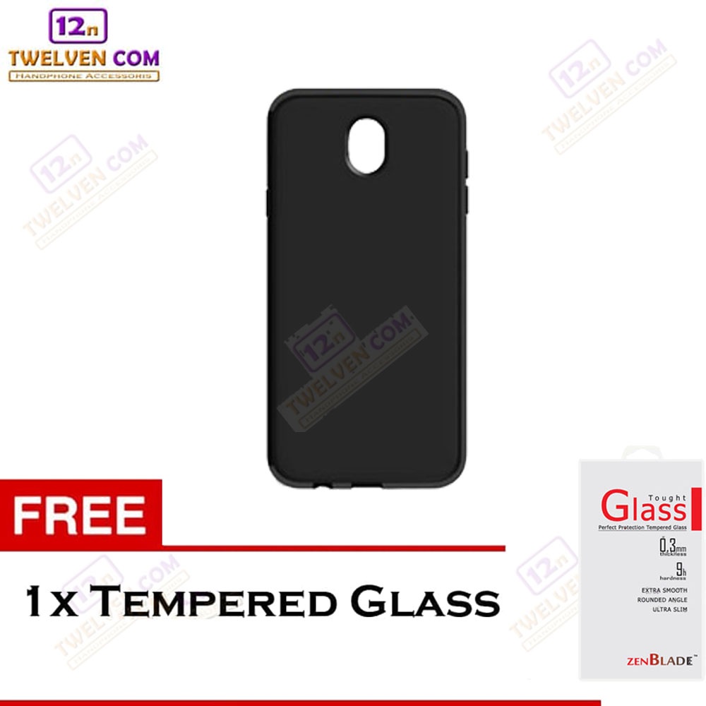 [FLASH SALE] Case Slim Matte Softcase Samsung J7 Pro - Free Tempered Glass