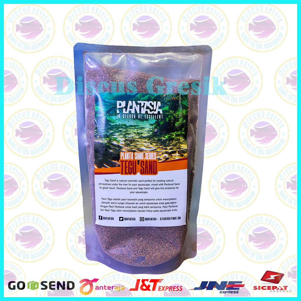 Tegu Sand Plantasia - Pasir Hiasan Kosmetik Aquascape Akuarium