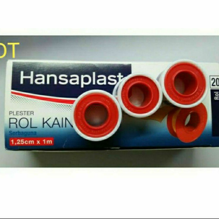 Hansaplast roll 1,25 cm x 1 m plester gulung