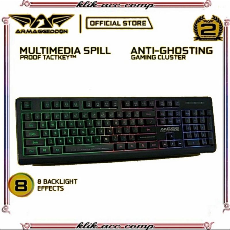 Armageddon AK666 FX - Gaming Keyboard / Keyboard gaming