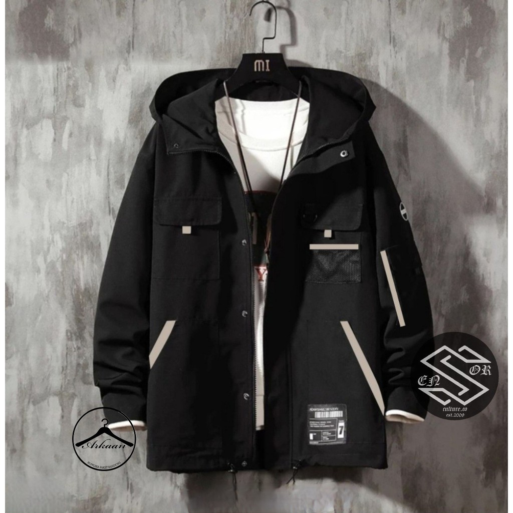 Murah Lebay !! AKN - JAKET PARKA PRIA CANVAS SNSR MMIX / JAKET PARKA KANVAS TELARIS ORIGINAL SENSOR