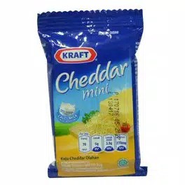 

Keju Kraft Cheddar Mini 30 gr Sachet