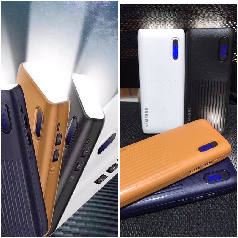 powerbank led branded 20000 mah mumer powerbank 3 usb