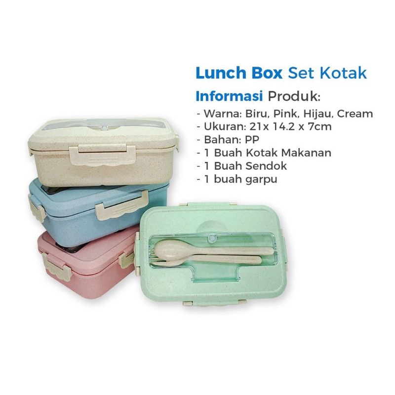 Kotak Bekal Lunch Box 1000ml