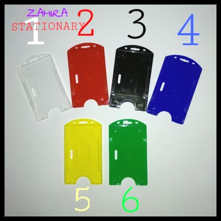 

Promo Tempat ID Card / ID Card Holder / Name Tag - Transparan QR0654
