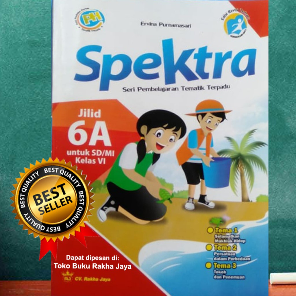 Spektra Tematik Terpadu Kelas 6 Jilid A : Terdiri dari tema 1,2 & 3