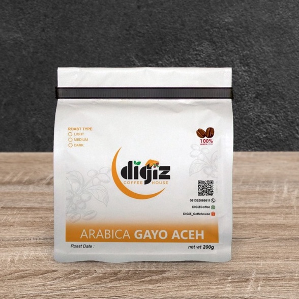 

Kopi Arabika Gayo Washed 200gr Single Origin Biji/Bubuk