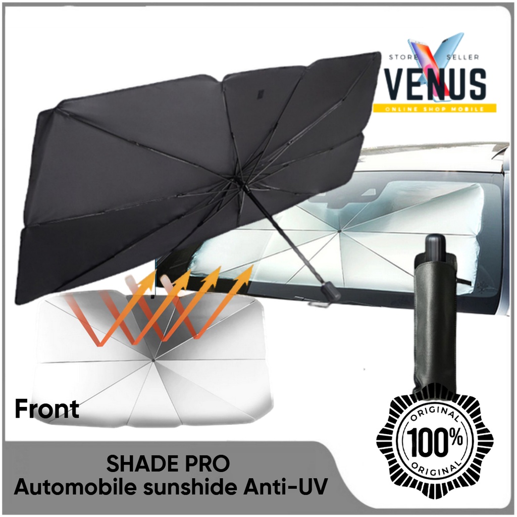 Shade Pro Sun Shield payung Lipat pelindung Pelindung Dashboard sinar uv kaca depan mobil