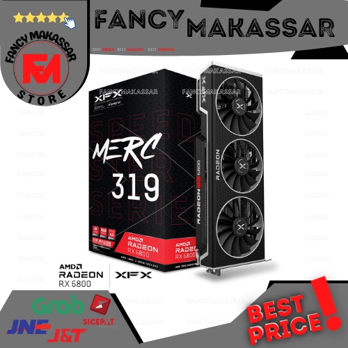 VGA XFX Radeon RX 6600 XT BLACK 8GB DDR6 SPEEDSTER QICK308 - TRIPLE FA