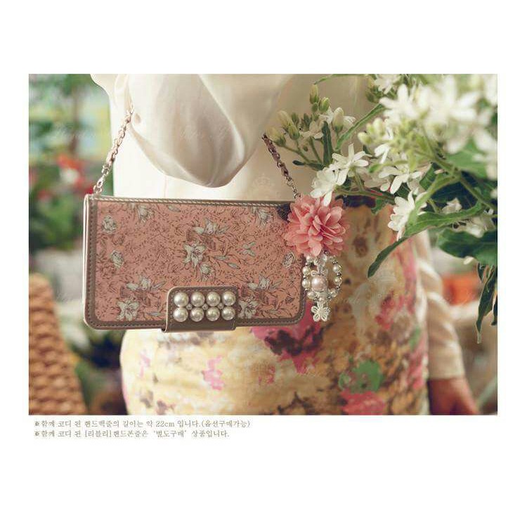 SAMSUNG GALAXY S6/ S6 EDGE & S7/ S7 EDGE CASING FLIP CASE KOREAN PINK