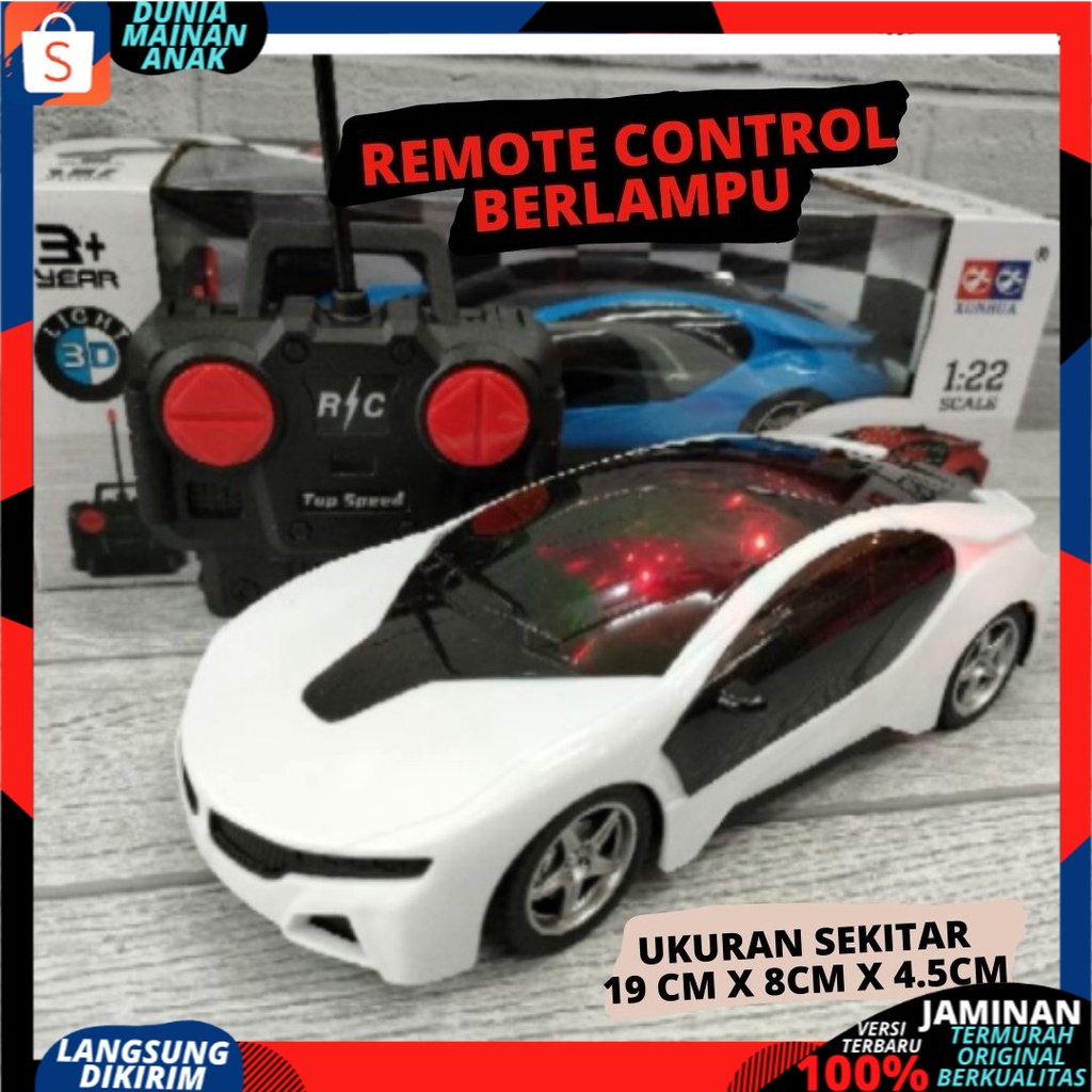 MAINAN ANAK Mobil Remote Control Sedan Sport Car Ban Berlampu NYALA TERMURAH 963/965/968D