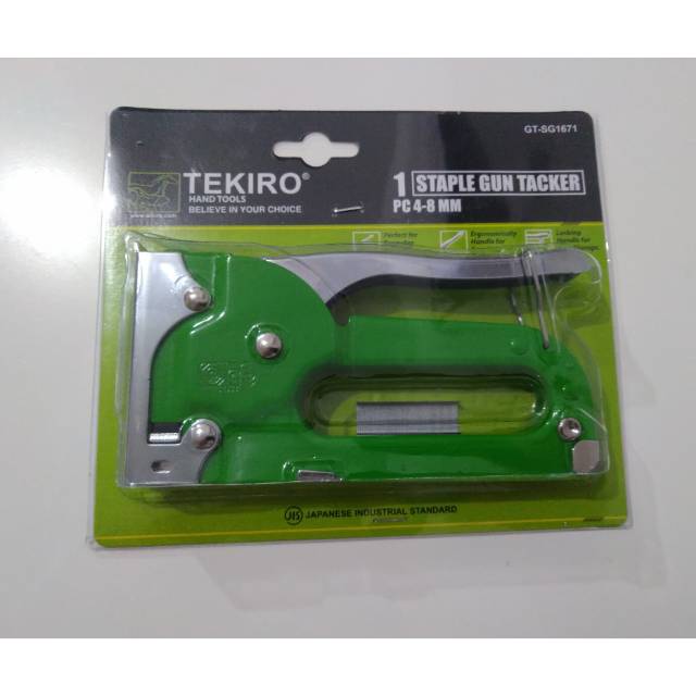 TEKIRO staple gun tacker staple tembak standart 4-8mm ORIGINAL