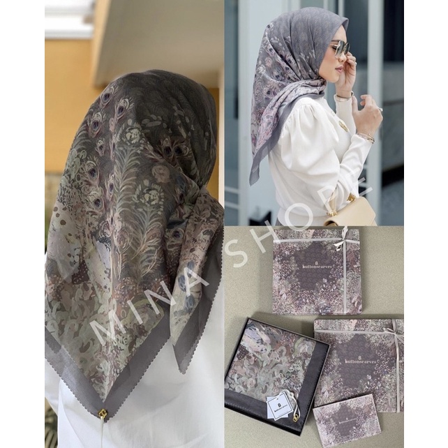 Buttonscarves The Ederra - Green Shadow