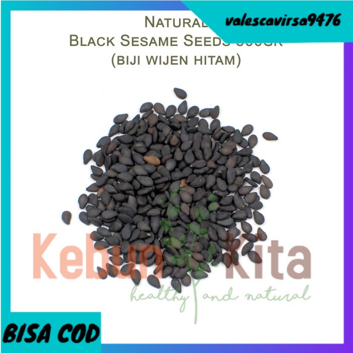 

⭐BISA COD⭐ Biji Wijen Hitam 500gr ( Black Sesame Seeds )