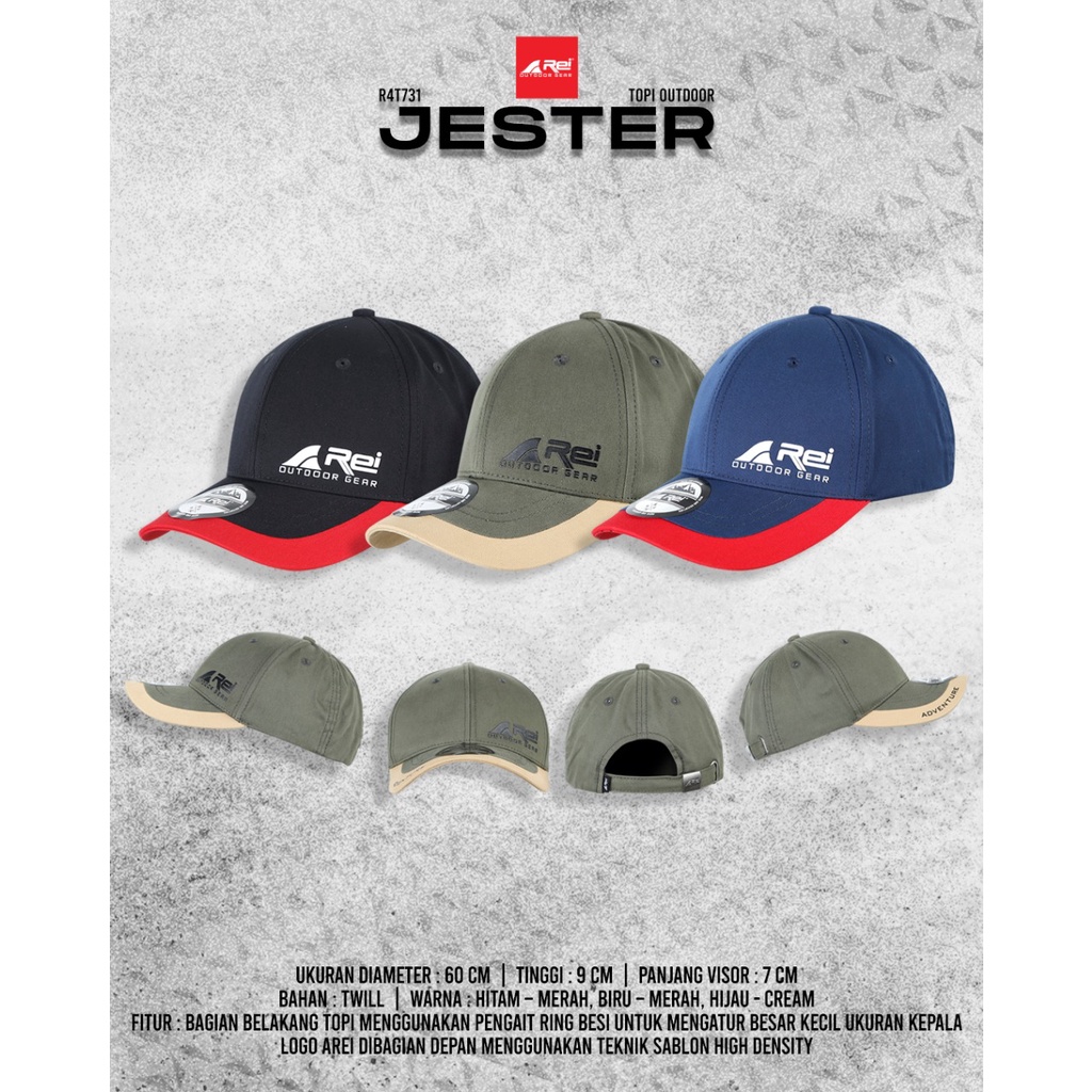 TOPI PRIA AREI OUTDOOR JESTER HAT TERBARU OUTDOOR ACTIVITIES