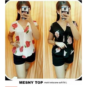 RD FASHION MESNY TOP ATASAN WANITA