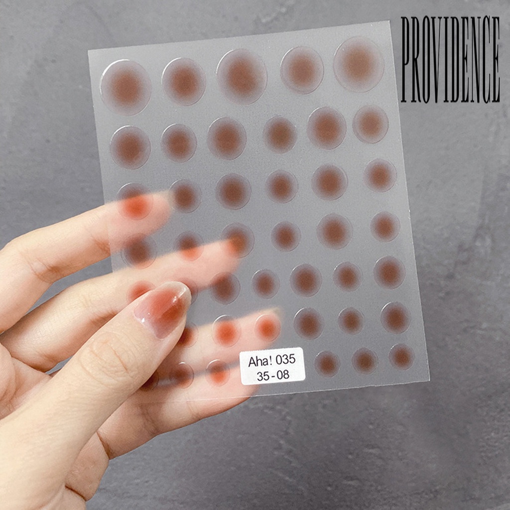 Stiker Perekat Kuku Warna Cerah Tidak Pudar Untuk Dekorasi Nail Art