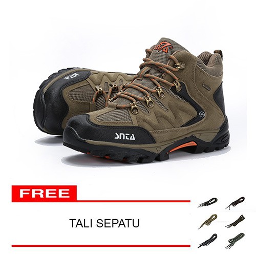 Sepatu Gunung Snta 469 Beige Adventure Trekking/Hiking/Outdoor