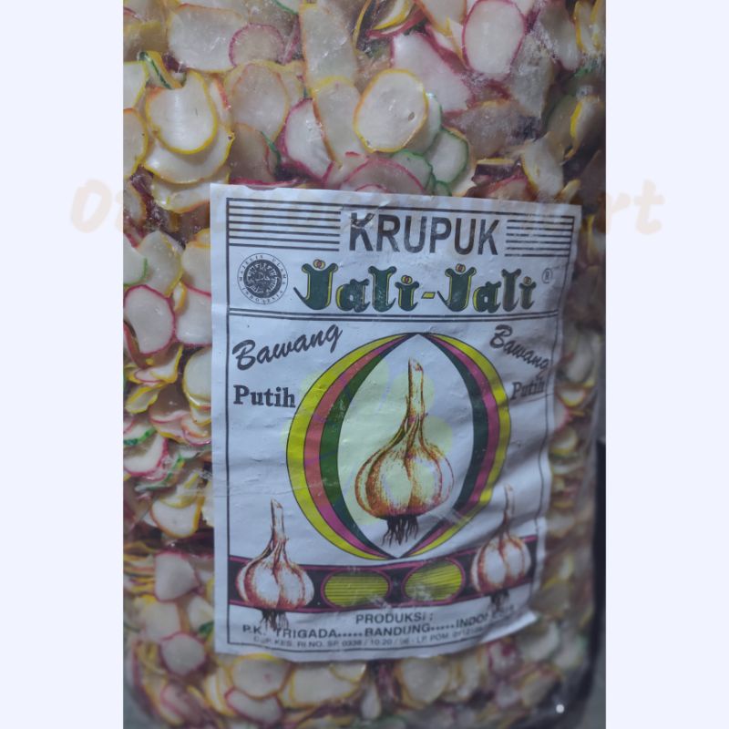 

KERUPUK/KRUPUK BAWANG PUTIH JALI-JALI REPACK KILOAN