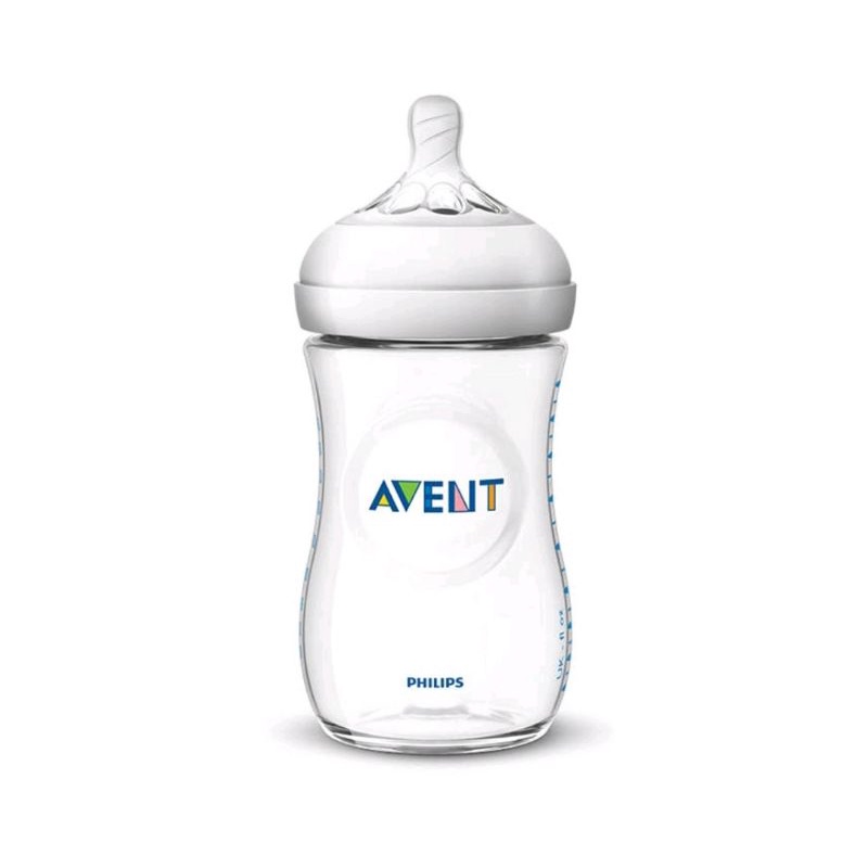 Avent botol Natural Single Pack - 260ml SCF693/13 / botol susu bayi