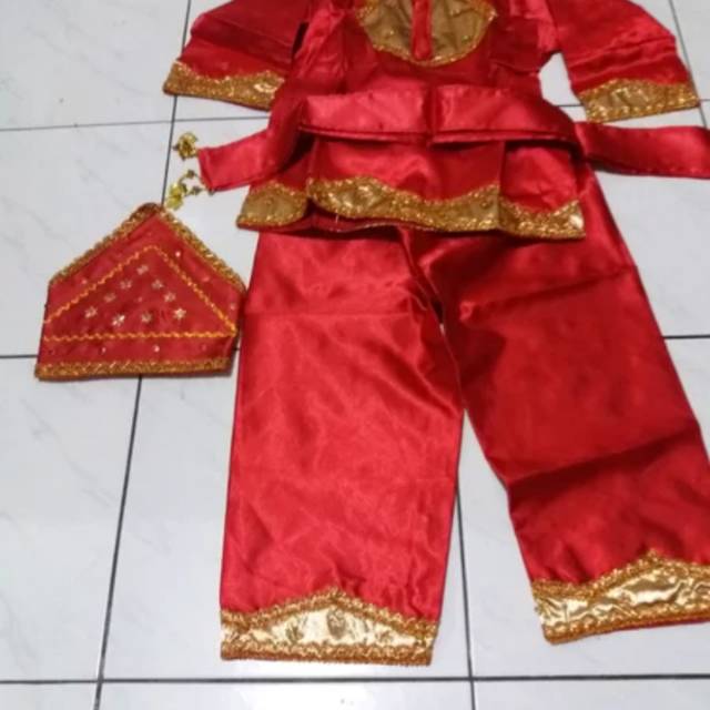 Pakaian Adat Padang // Baju Adat Anak TK SD