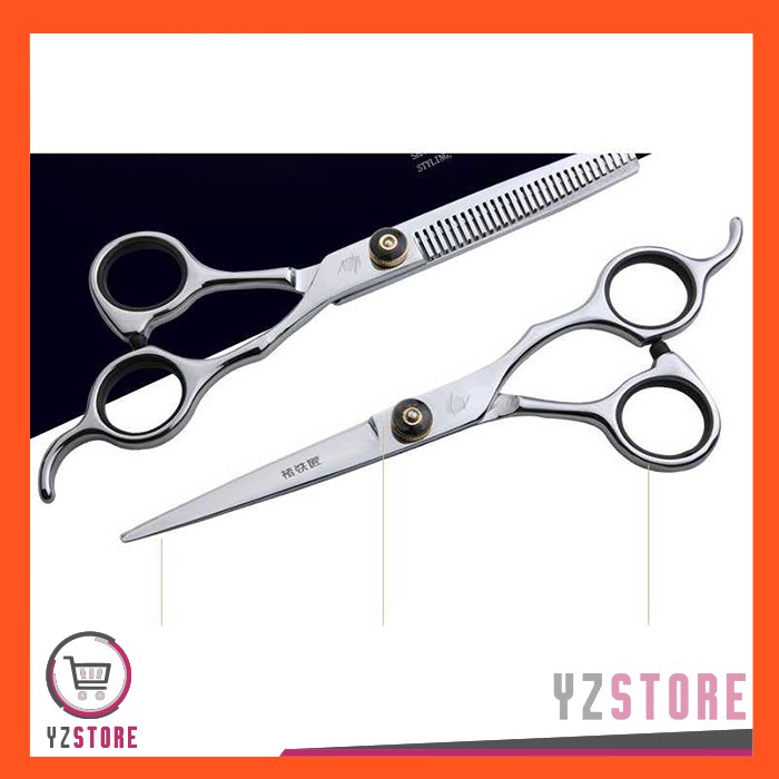 Gunting Set Potong Cukur Rambut Salon Profesional Hairdressing Scissors YZ93