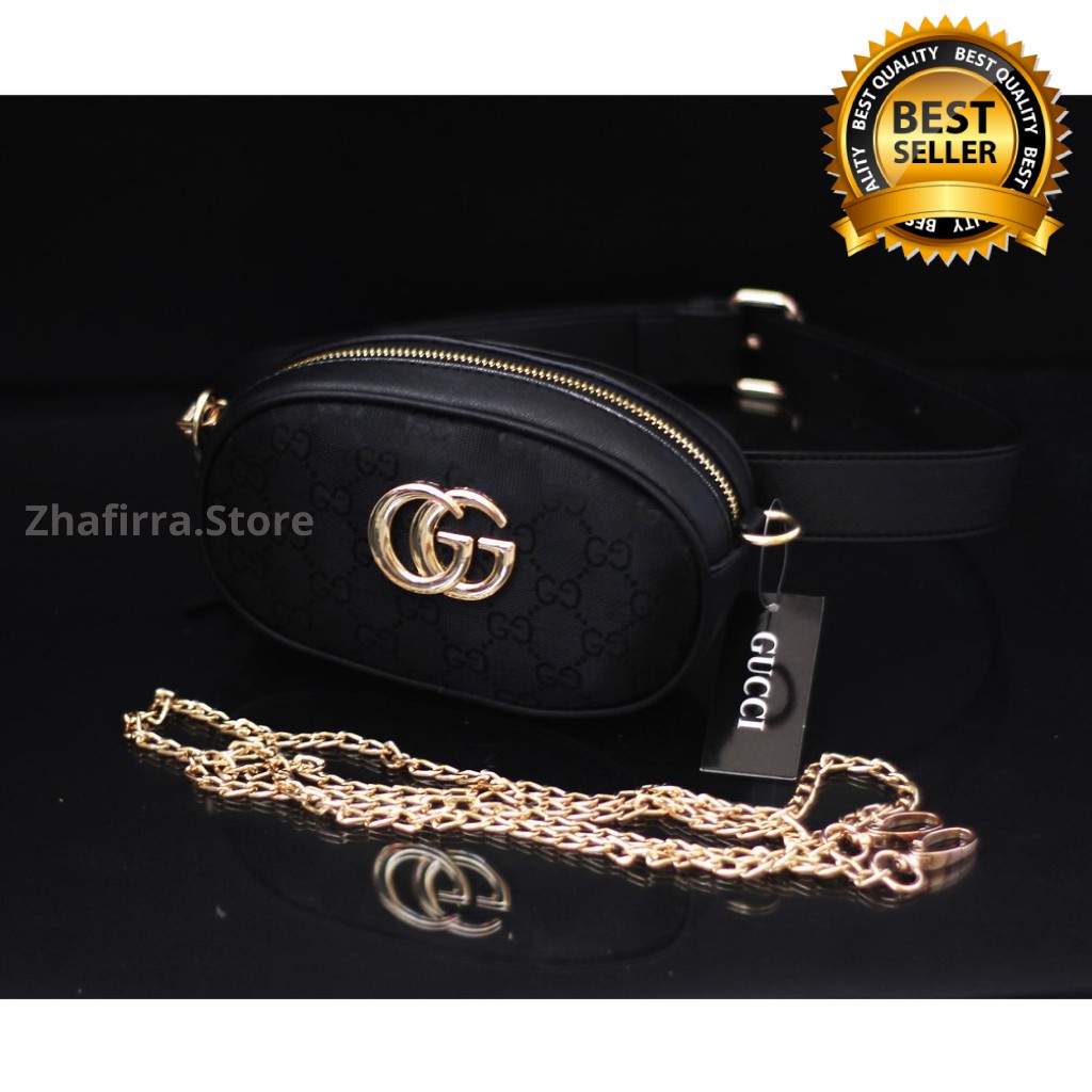 ¿317± TAS SELEMPANG WANITA / UNIK / PROMO GUCCI BELT NAGITA MINI KANVAS DOUBLE TALI ‡