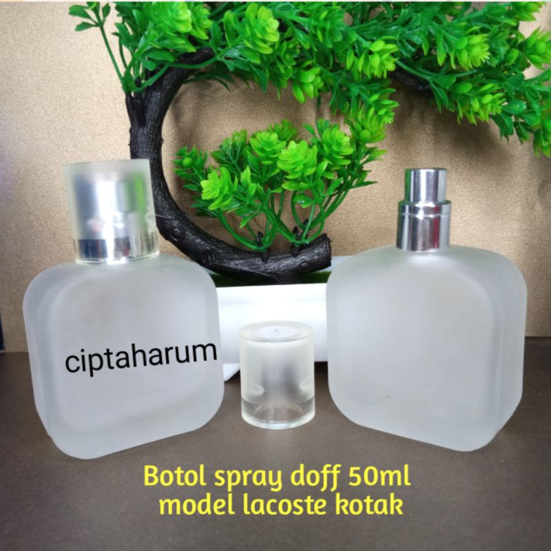 Best seller botol parfum spray 50ml doff model lacoste kotak exlusive cantik