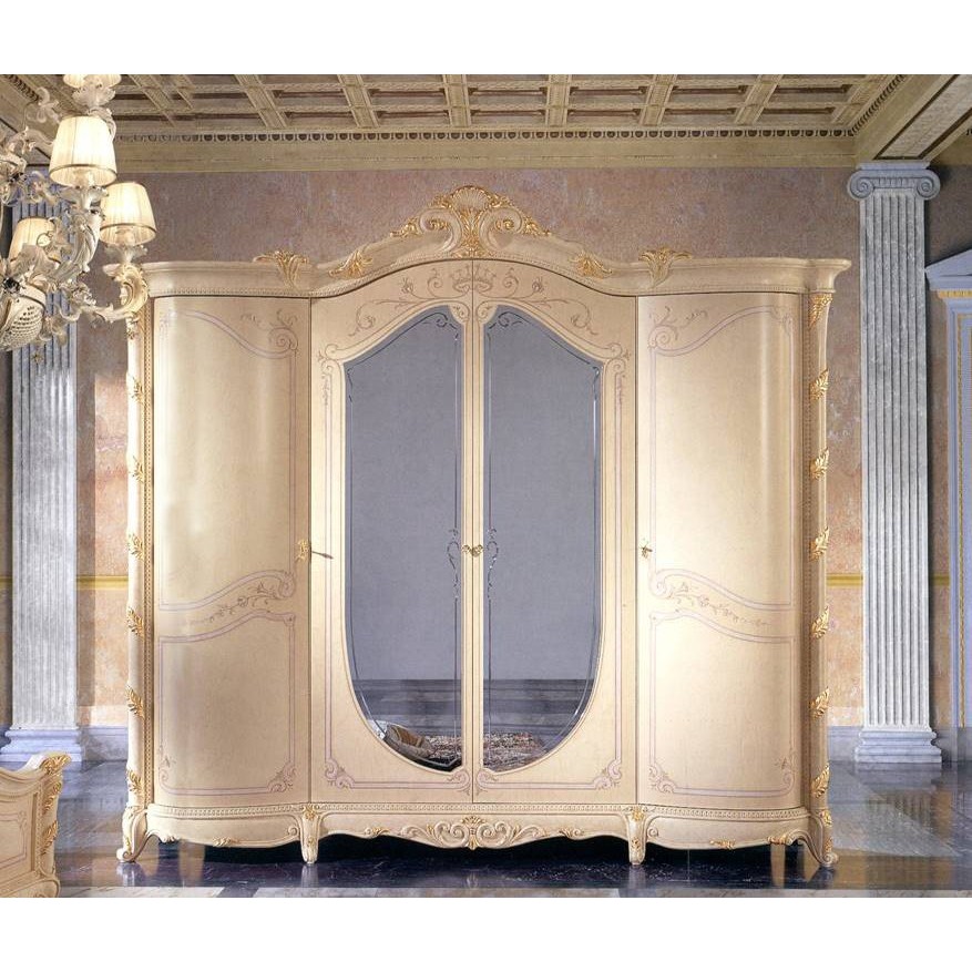 Lemari Pakaian Ukir Klasik Dubai Jati Jepara Mewah