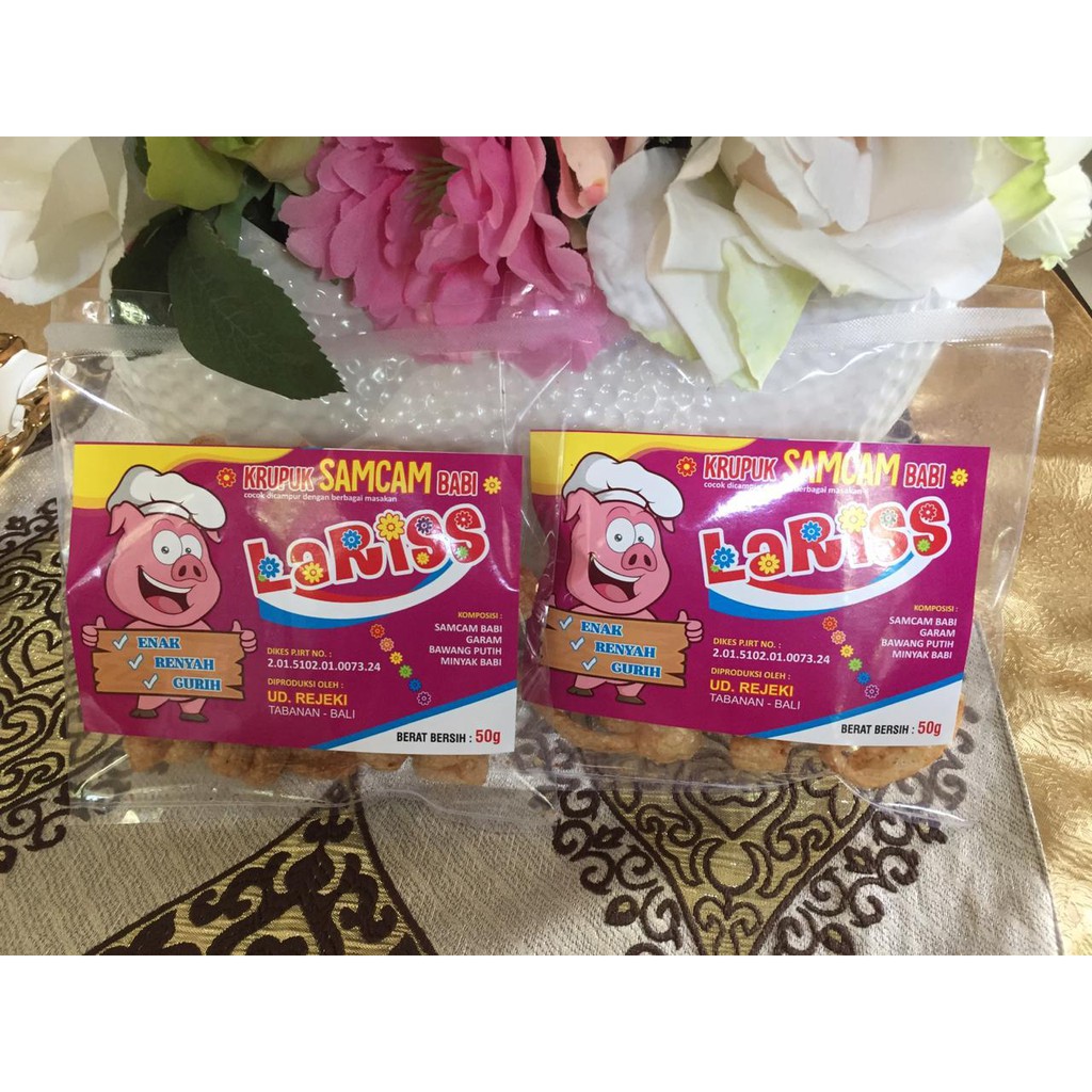 KRUPUK RAMBAK REJEKI 50gr &amp; 70gr