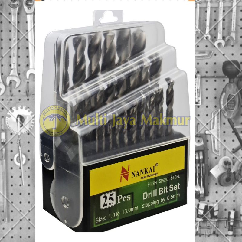 Mata Bor Besi Hss 25 Pc Set Nankai