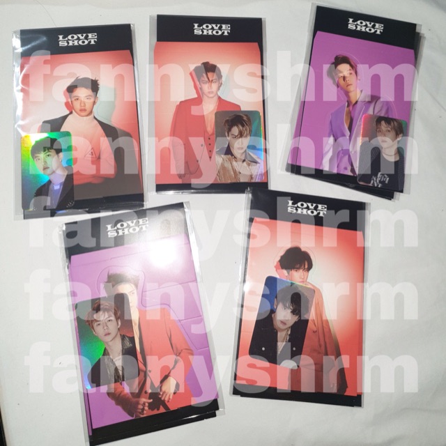 EXO " Love Shot "  Hologram Photocard / PC Baekhyun