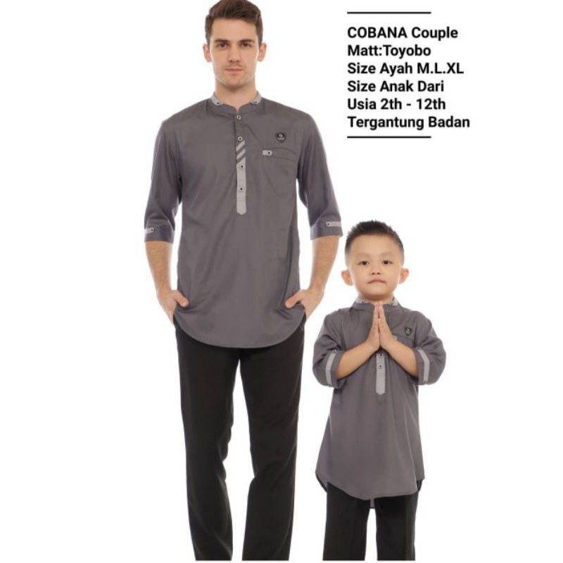 BAJU KOKO KURTA COUPLE COBANA ORIGINAL ABU