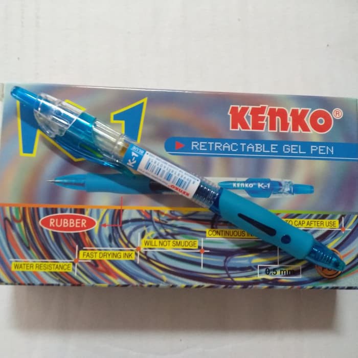 

Pulpen Gel Kenko K1 Biru