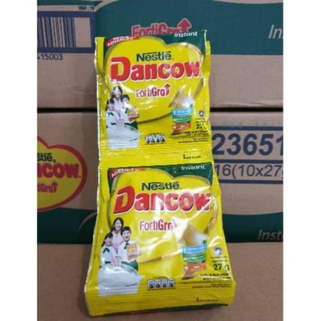 

Susu bubuk dancow 27gr fullcream