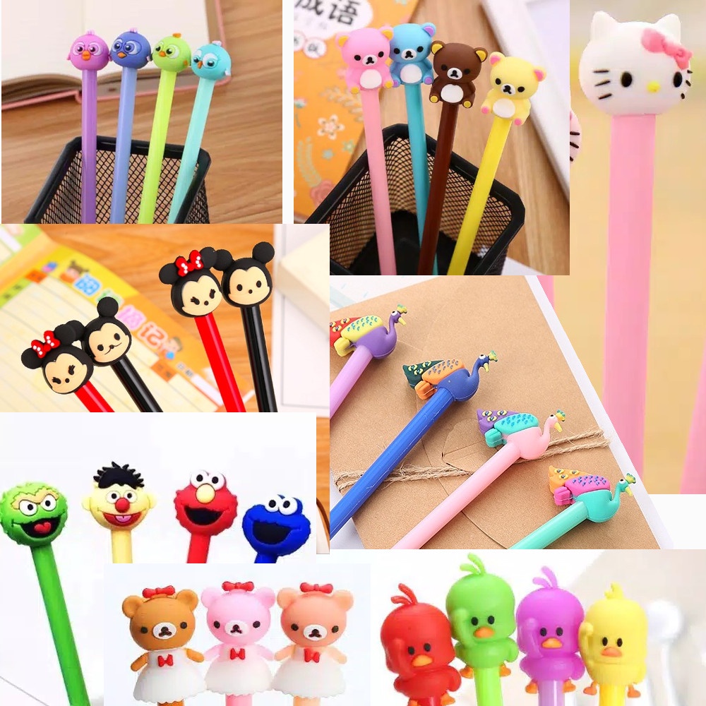 

Pena Gel Karakter Motif Lucu Bolpen Pulpen Kado Souvenir