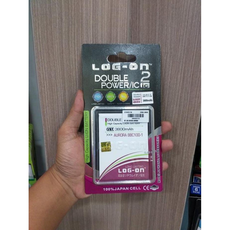 Unik Baterai Blackberry Aurora BB Aurora Batre Batu BB Aurora Double Powe Murah