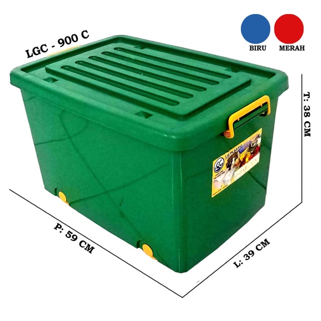 box container roda 90 liter/ boxer / box penyimpanan/ box roda lg 90 LITER