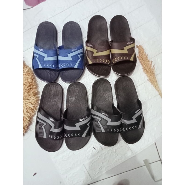 Sandal selop karet merk nikko