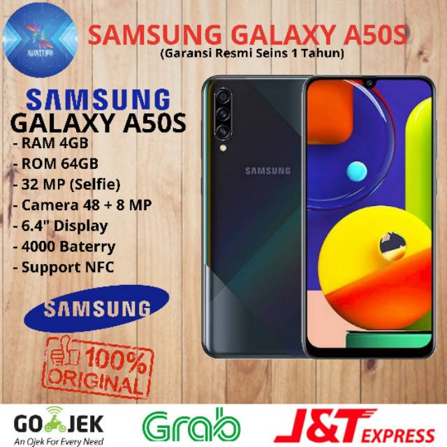 Samsung A50s Ram 4gb Rom 64gb 4 64 6 128gb Garansi Resmi Samsung 1 Tahun Shopee Indonesia