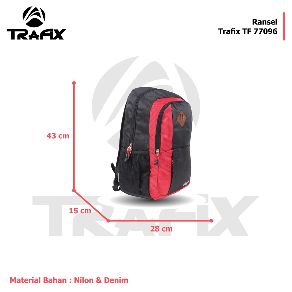 [KLIKTAS] Tas Ransel Laptop ringan TRAFIX - TF 77096 - Backpack ABG stylish