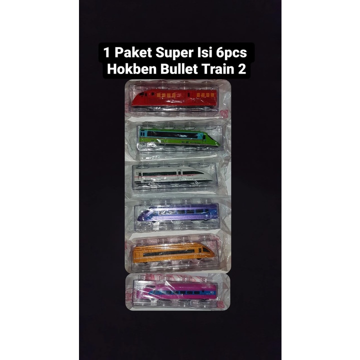 Kereta Hokben Bullet Train 2 / Shinkansen Versi 2 Mainan